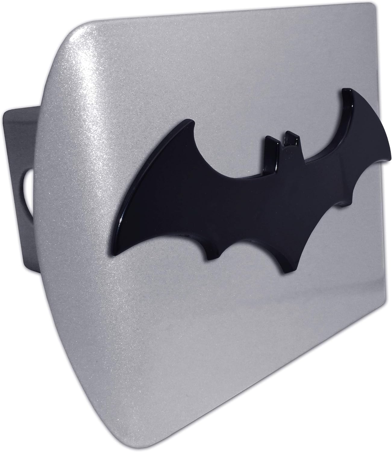 Elektroplate Officially Licensed DC Comics Batman Symbol All Metal Black Superhero Hitch Cover for Trucks and SUVs | Fits Standard 2" Trailer Hitch Receivers | Premium Weatherproof