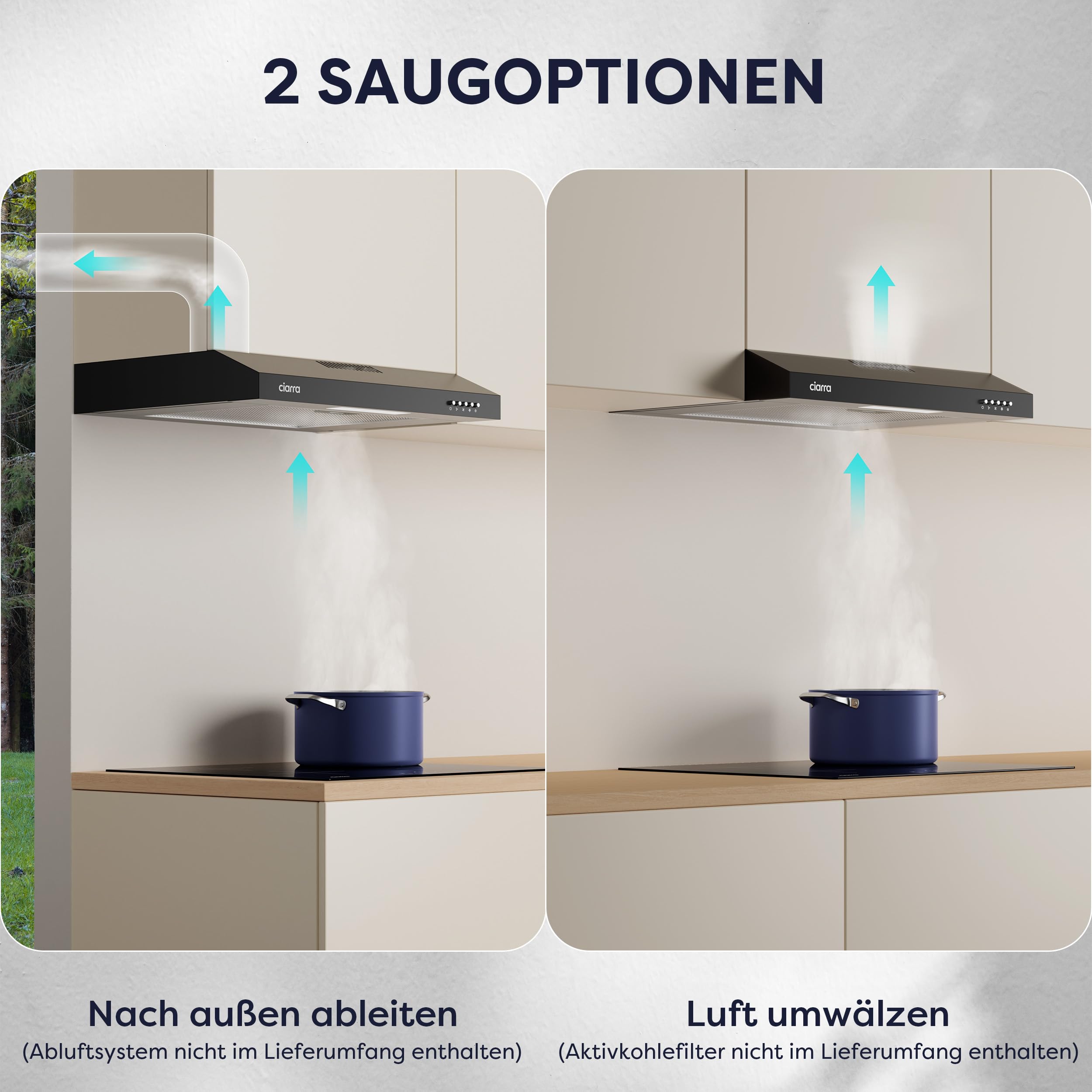 Ciarra Dunstabzugshaube – Bild 2