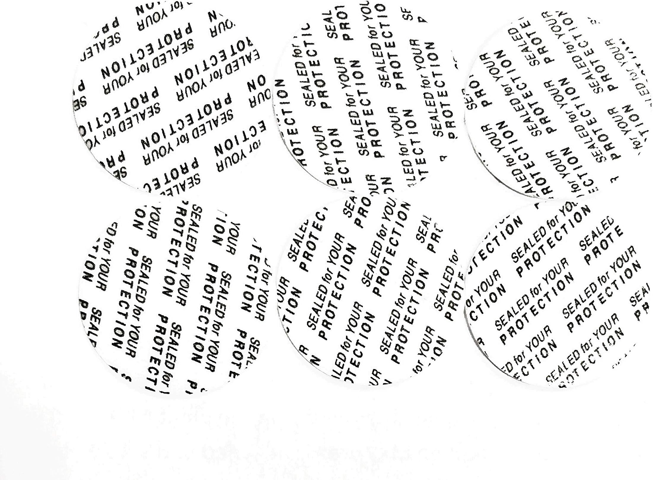 Rewarding Essentials 24 mm Pressure Sensitive PS Foam Cap Liners Tamper Seal Cap Liner Sealed for your Protection (100)