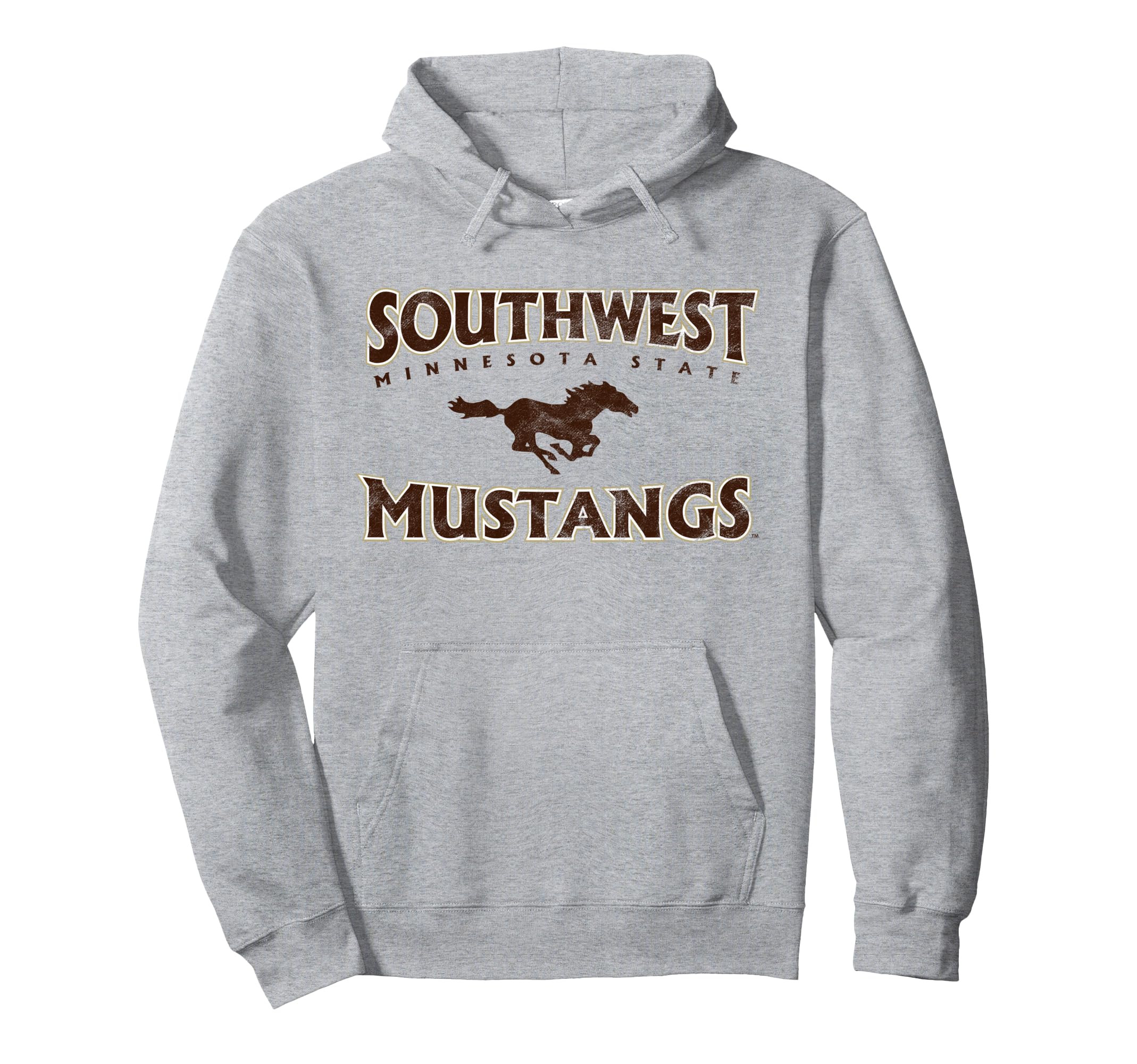 Southwest Minnesota State SMSU Mustangs Large Pullover Hoodie