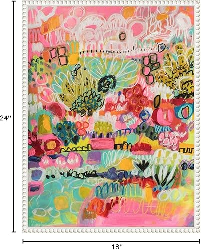 Miniatura 7 de Amanti Art Karen Fields - Lienzo enmarcado para pared, 24 x 18 pulgadas, jardín bohemio III por Karen Fields, lienzo enmarcado para pared, arte