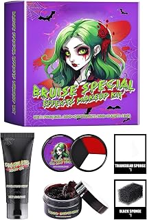 Special Effects Halloween Makeup Kit with Fake Blood Gel, Coagulated Blood Ointment, and 3-Color Paint Palette for Vampire, Zombie, Monster Costume - Professional SFX Face and Body Paint