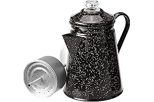 GSI Outdoors Percolator Coffee Pot: Enamelware Adventure Essential
