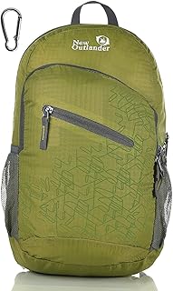 Outlander Packable Handy Lightweight Travel Hiking Backpack Daypack-Green-L