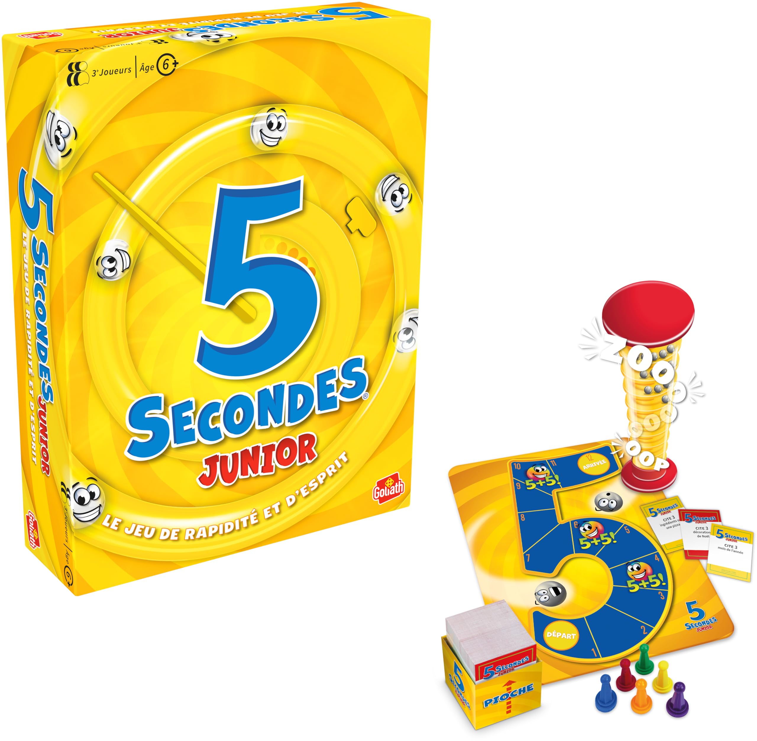 Secondes junior - Gioco divertente e veloce - GOLIATH - Dai 6 anni