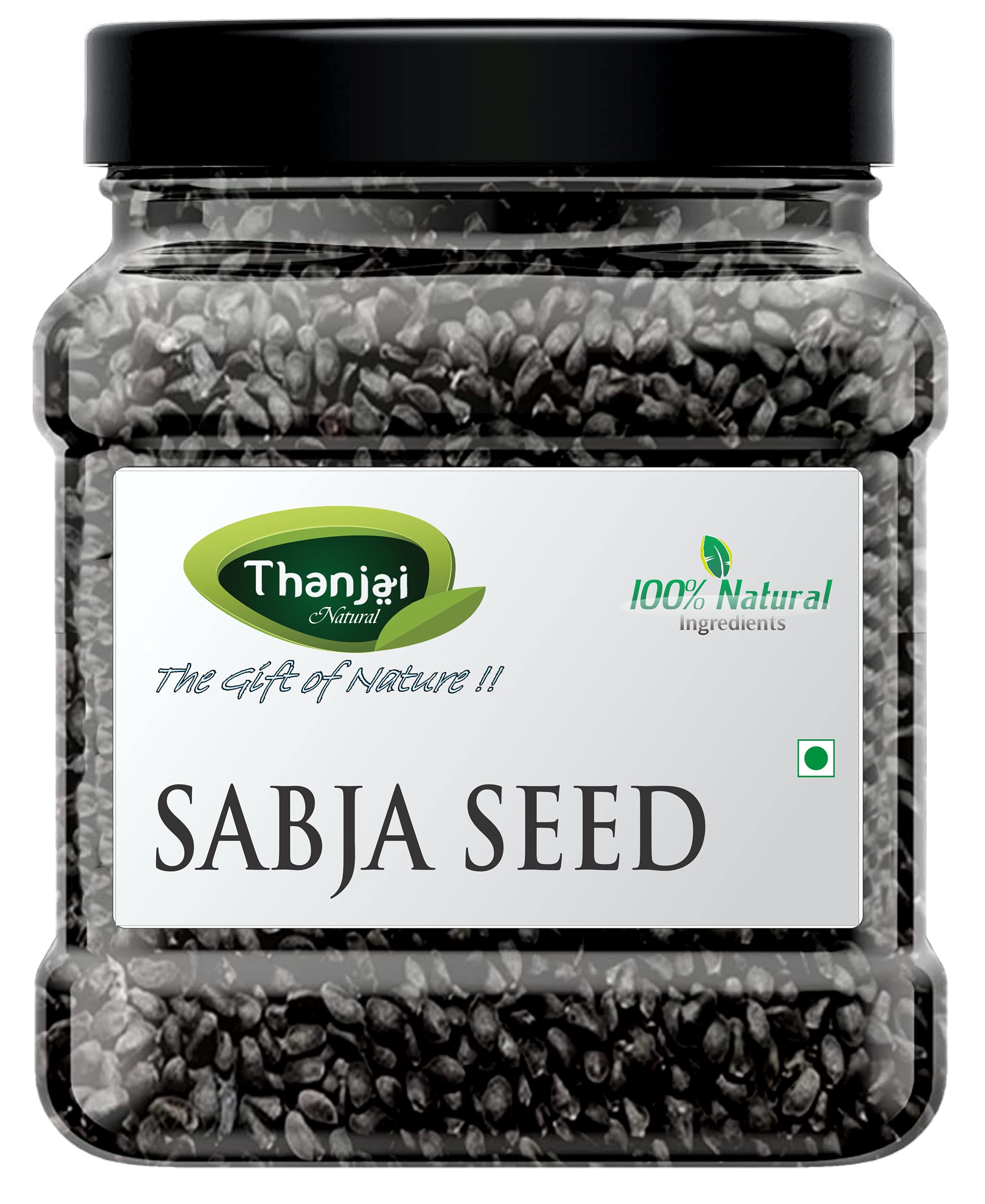 Thanjai Natural 1kg Sabja Seeds | Basil Seeds | Tukmaria Seeds for Weight Loss (Reduces Body Heat) [500g Jar x 2] (B098K9SJGY) Amazon Price History, Amazon Price Tracker