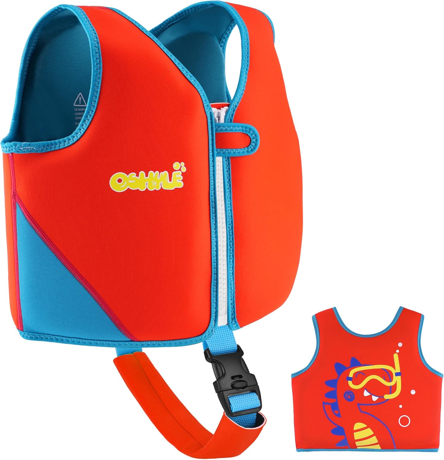 OSHYLE Premium Neoprene Swim Vest for Kids with