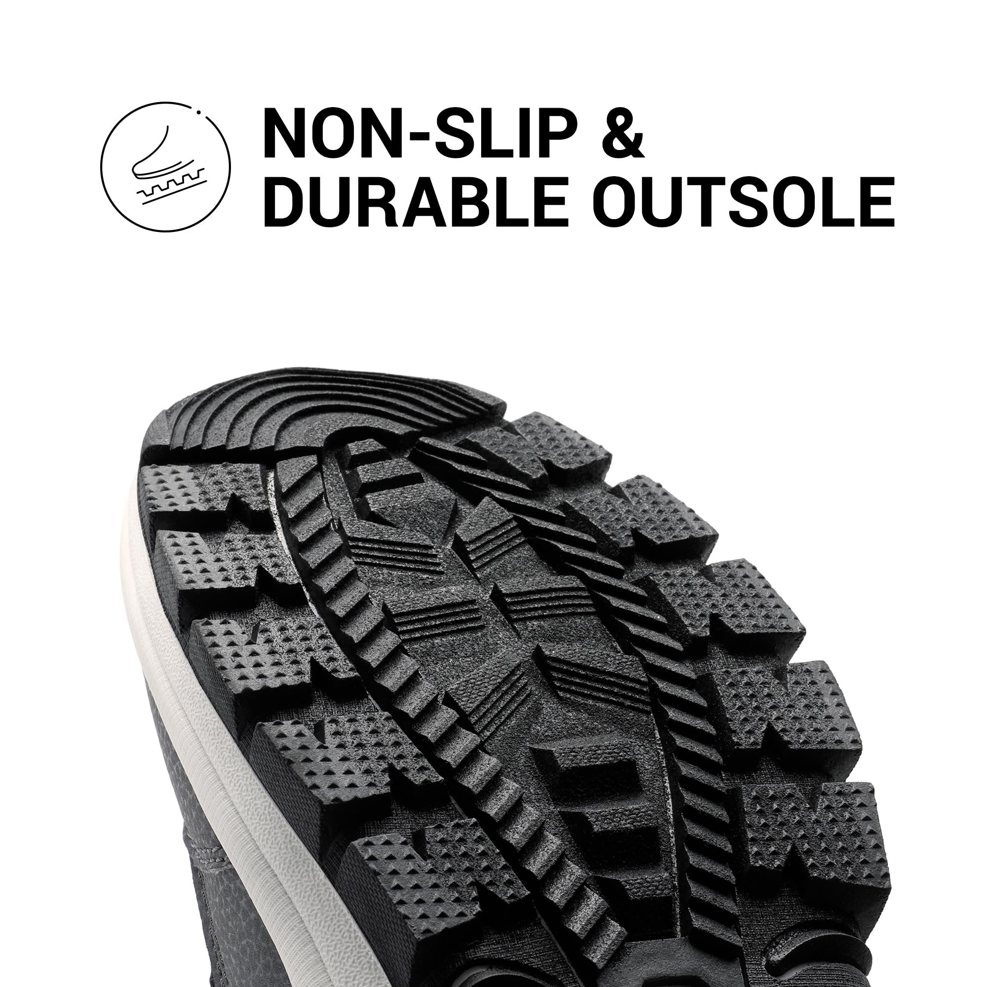 DREAM PAIRS Women's Waterproof Winter Snow Boots, Warm Comfortable Faux Fur Insulated Non-Slip Outdoor Lace-Up Florin Mid Calf Booties: 6 Dark/Grey