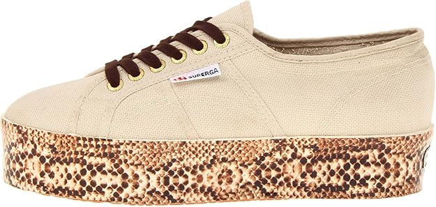 superga platform pitonate