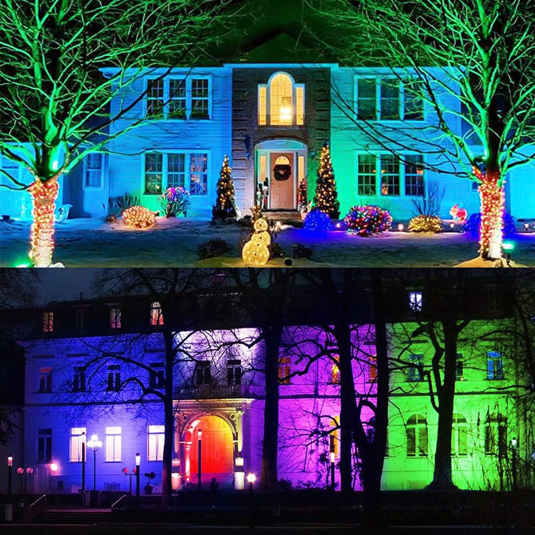 Bеѕt Quаlіtу 🔥 OHLUX 40W Smart WiFi LED Flood Lights Compatible with Alexa, 2700K-6500K, RGBCW Color Changing Stage Lamp for Outdoor Landscape, IP66 Waterproof Multicolor Wall Washer Light, 2Pack Suреr Sаlе 🛒 OHLUX 40W Smart WiFi LED Flood Lights Compatible with Alexa, 2700K-6500K, RGBCW Color Changing Stage Lamp for Outdoor Landscape, IP66 Waterproof Multicolor Wall Washer Light, 2Pack