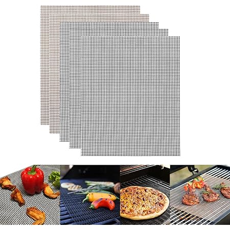 Amazon バーベキューマット Herimo q網 焼き網 テフロングリルネット 焦げ付き防止 40x33cm 超耐熱 qグリルシート 再利用可能 料理用 ベーキング用 焙煎メッシュマット クッキングシート 格子マット 5個セット Herimo 鉄板 網 Amazon バーベキューマット Herimo q網 焼き網 テフロングリルネット 焦げ付き防止 40x33cm 超耐熱 qグリルシート 再利用可能 料理用 ベーキング用 焙煎メッシュマット クッキングシート 格子マット 5個セット Herimo 鉄板 網