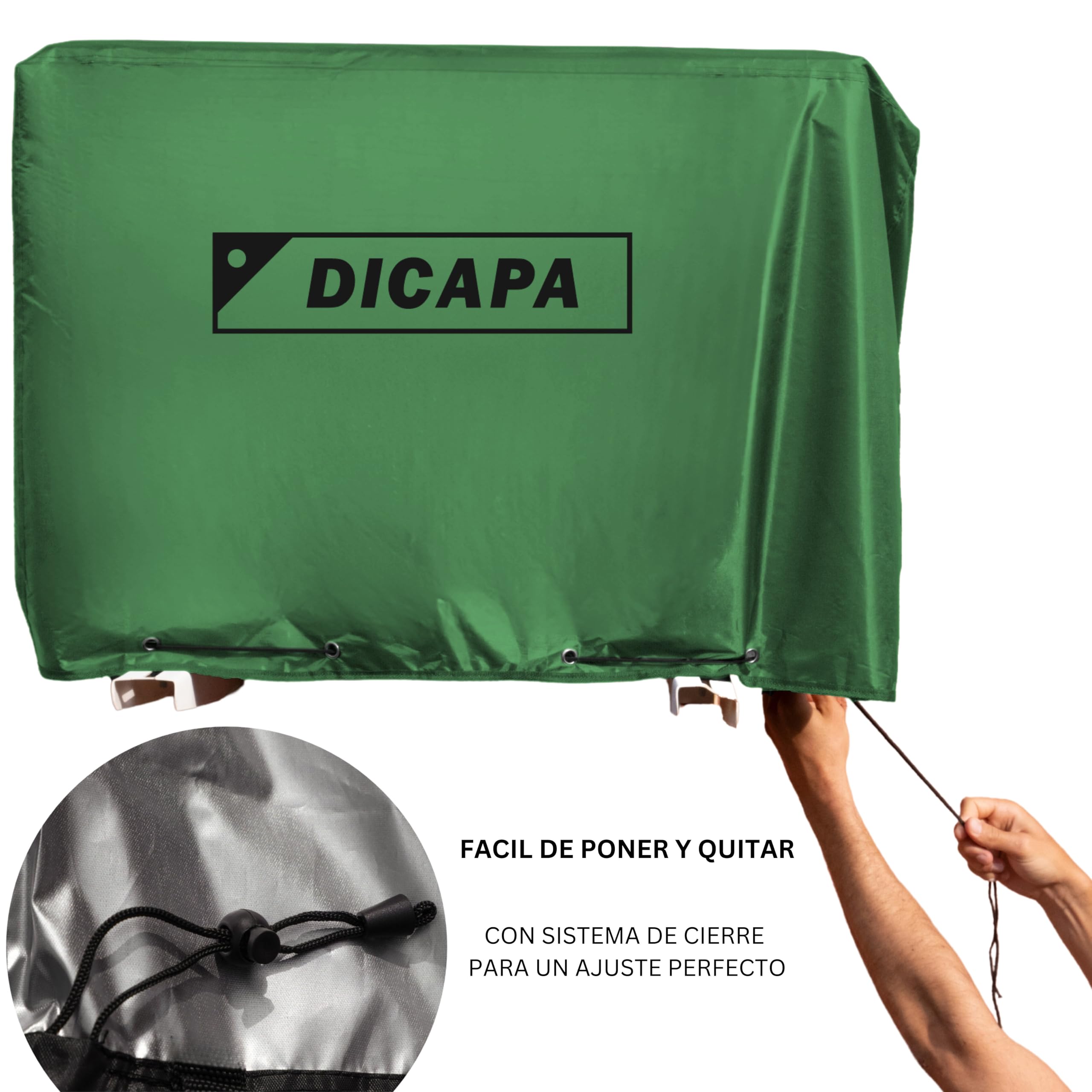 Housse De Protection Pour Climatisation Extérieure - Imperméable, Anti-UV, Taille 90x55x30 Cm - Noir