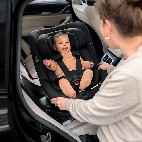Maxi-COSI Mica 360 S Comfort, Breathable Fabrics, 360 Car Seat, 0-4 Years (40-105cm), FlexiSpin Rotation, 5 Recline Positions, G-Cell Protection, Easy-in Harness Hooks, Authentic Black - 9