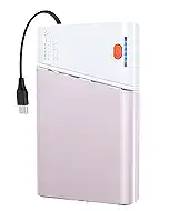 Portable Charger 20000mAh, 22.5W PD 3.0+QC 4.0 Super Fast Charging Power Bank, Cooler Aerospace Metal Case for iPhone 17 16 15 14, 13 Android iPad Samsung Google Tablet & More, Travel Essential (Pink)