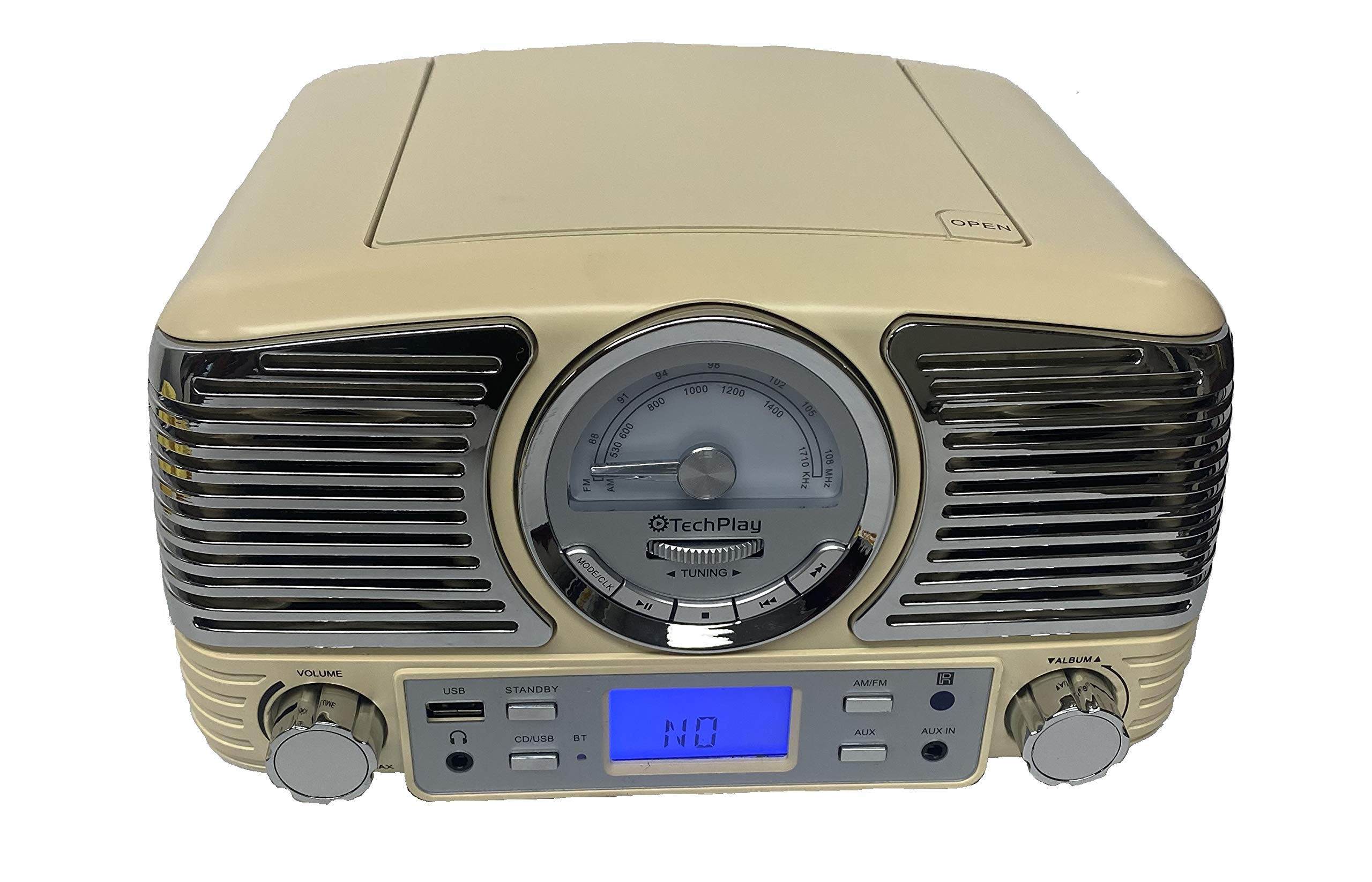 Amazon.com: TechPlay QT62BT, Retro Design Compact Stereo CD, with
