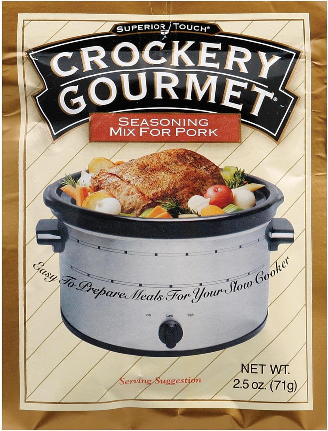 Crockery Gourmet Seasoning Pork, 2.5 oz