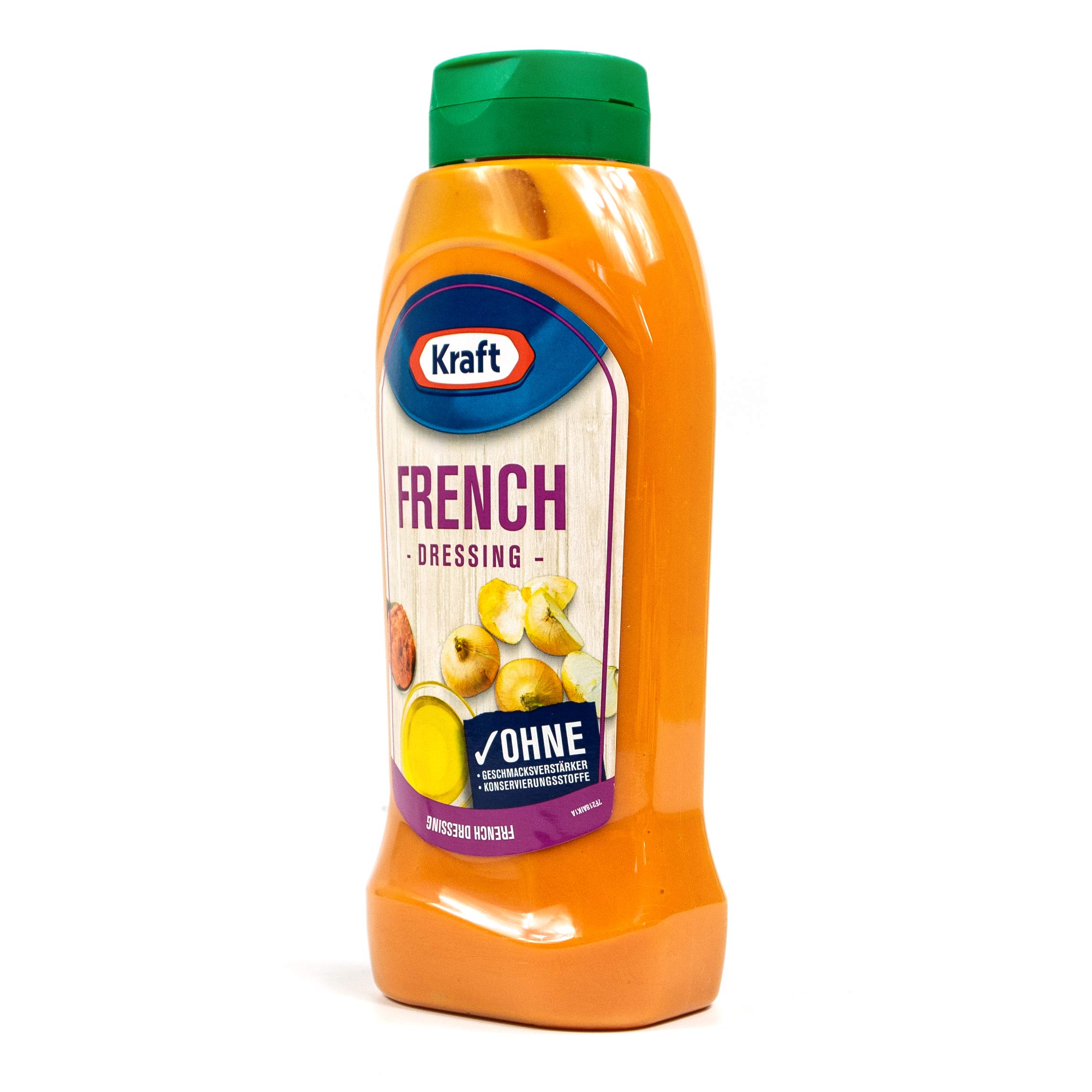 Kraft – vinaigrette française en bouteille de 800 ml – vinaigrette française idéale pour la salade et pour affiner – vinaigrette douce tomatique au goût