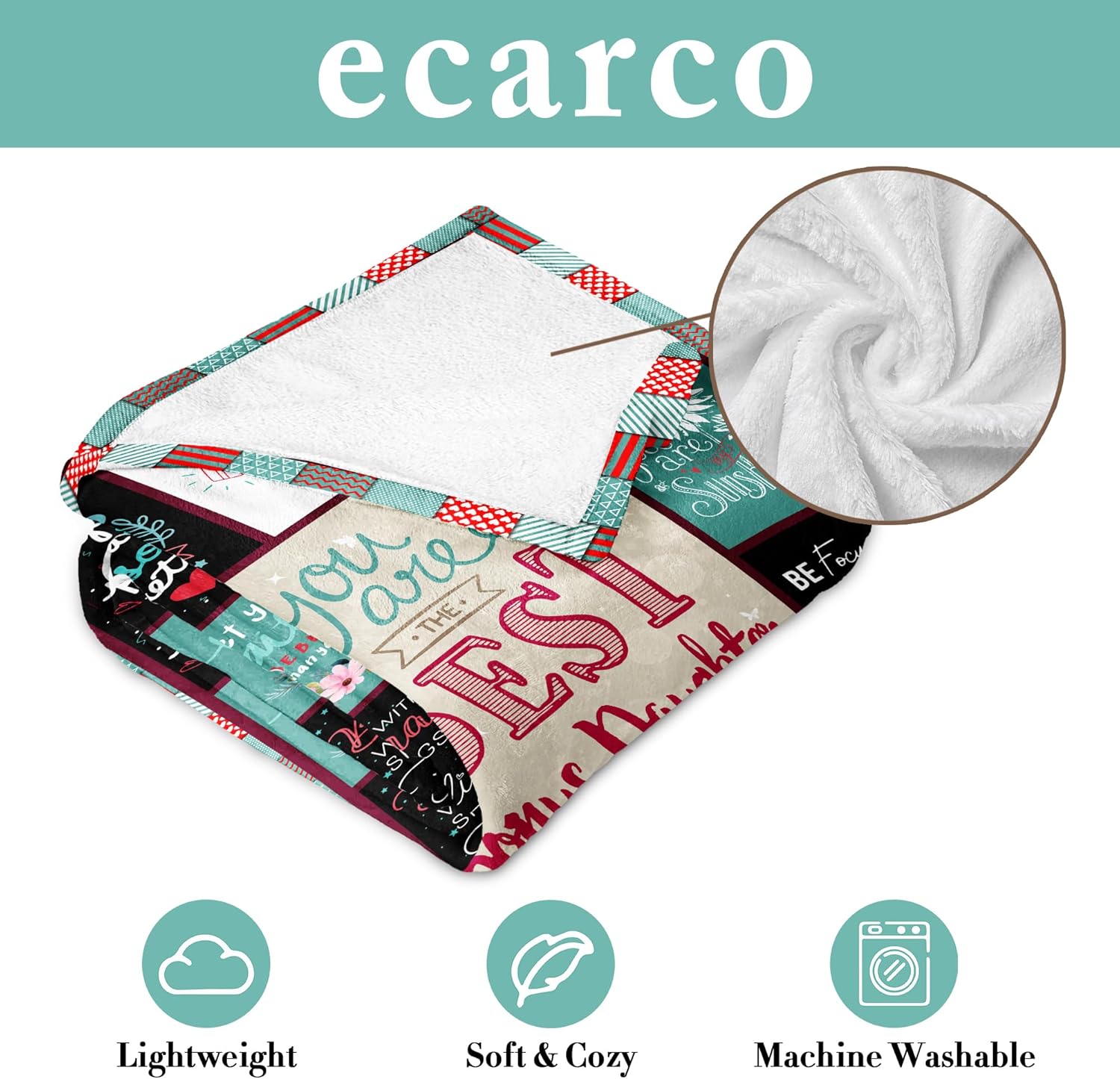 Bonus Daughter Gifts - Step Daughter Gifts from Stepmom - Stepdaughters Gift from Stepmom, Stepdad - to My Bonus/Step Daughters Birthday/Valentines Day Throw Blanket 60" X 50" - Image 7