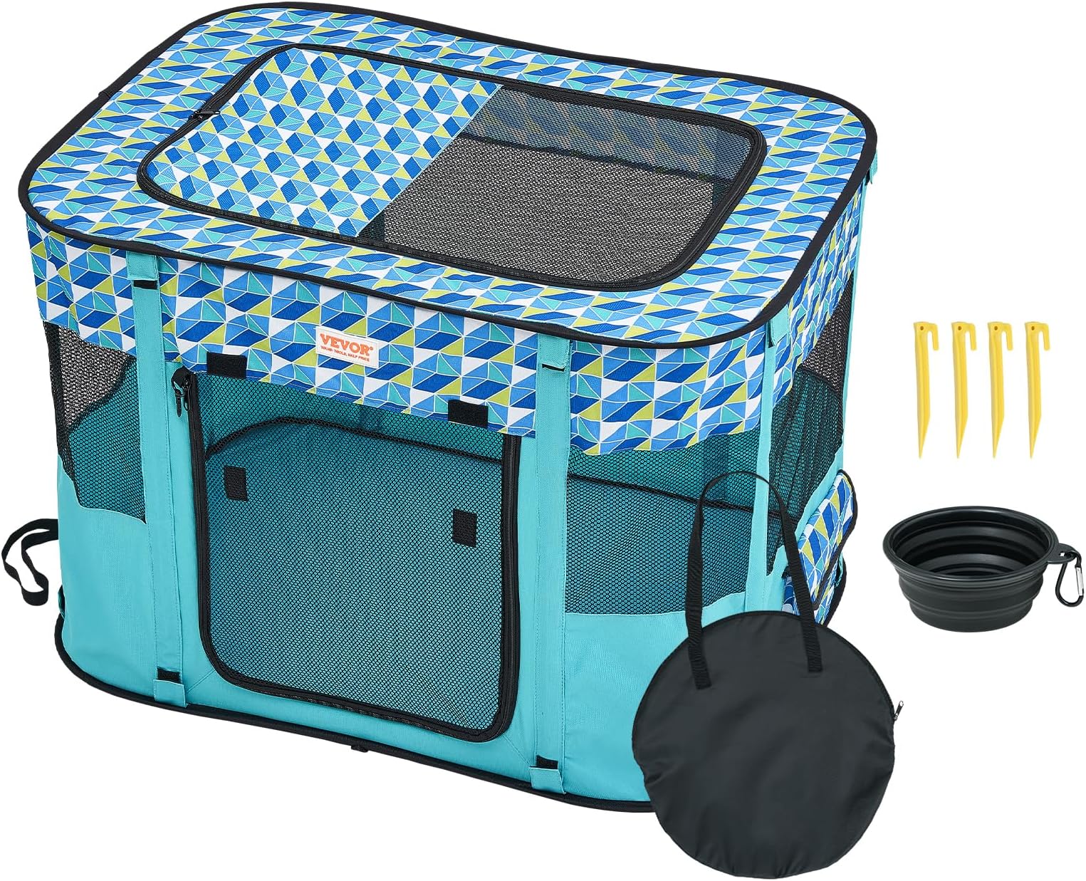 Lucky Portable Pet Playpen Dog Cat Play Pen Indoor