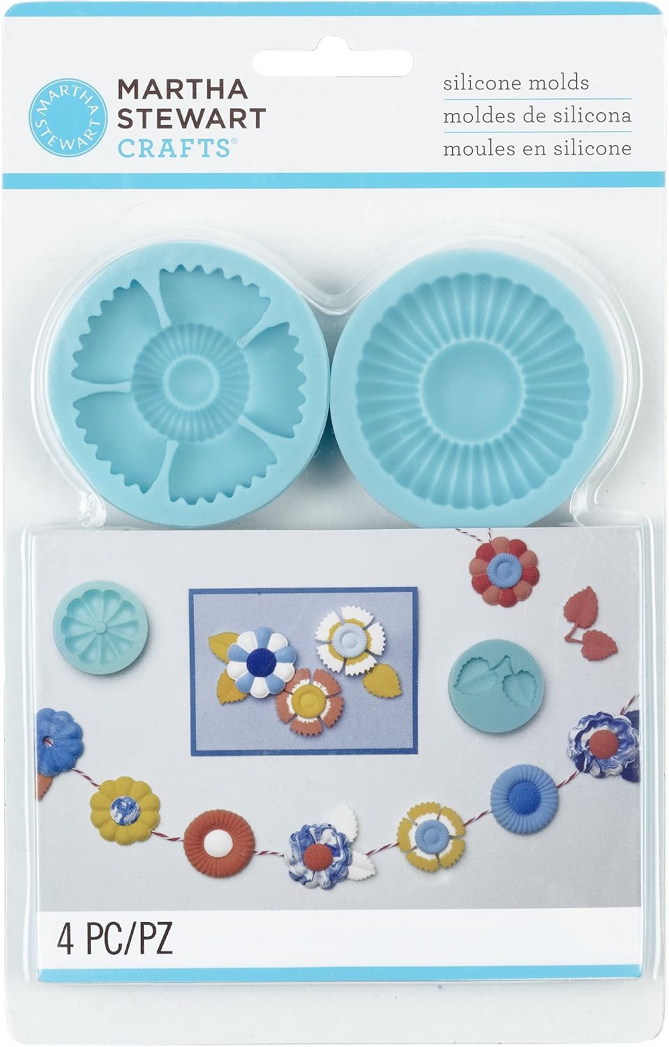 Martha Stewart Crafts Silicone Mold, Graceful Bloom