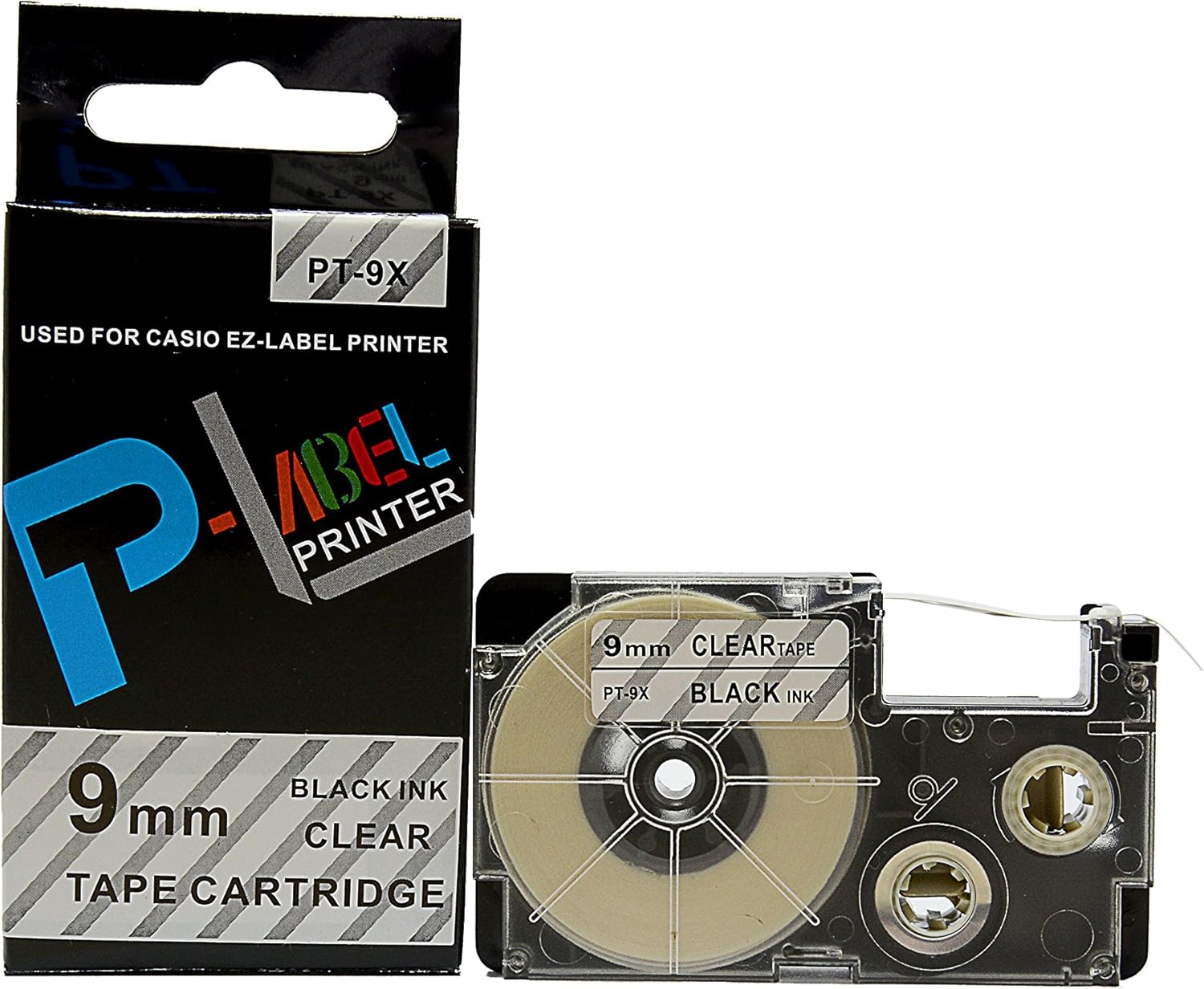 NEXTPAGE174;174;Black on Clear label Tape for Casio XR