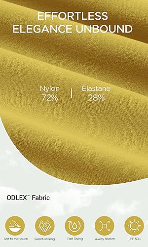 Miniatura 594 de ODODOS - Leggings tipo capri de mujer, no se traslucen y modelan el abdomen, con cintura alta y bolsillos; para hacer yoga, atletismo, ejercicio