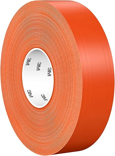 3M Ruban de marquage au sol durable 971, Orange, 51 mm x 33 m, 0.43 mm, Emballé 