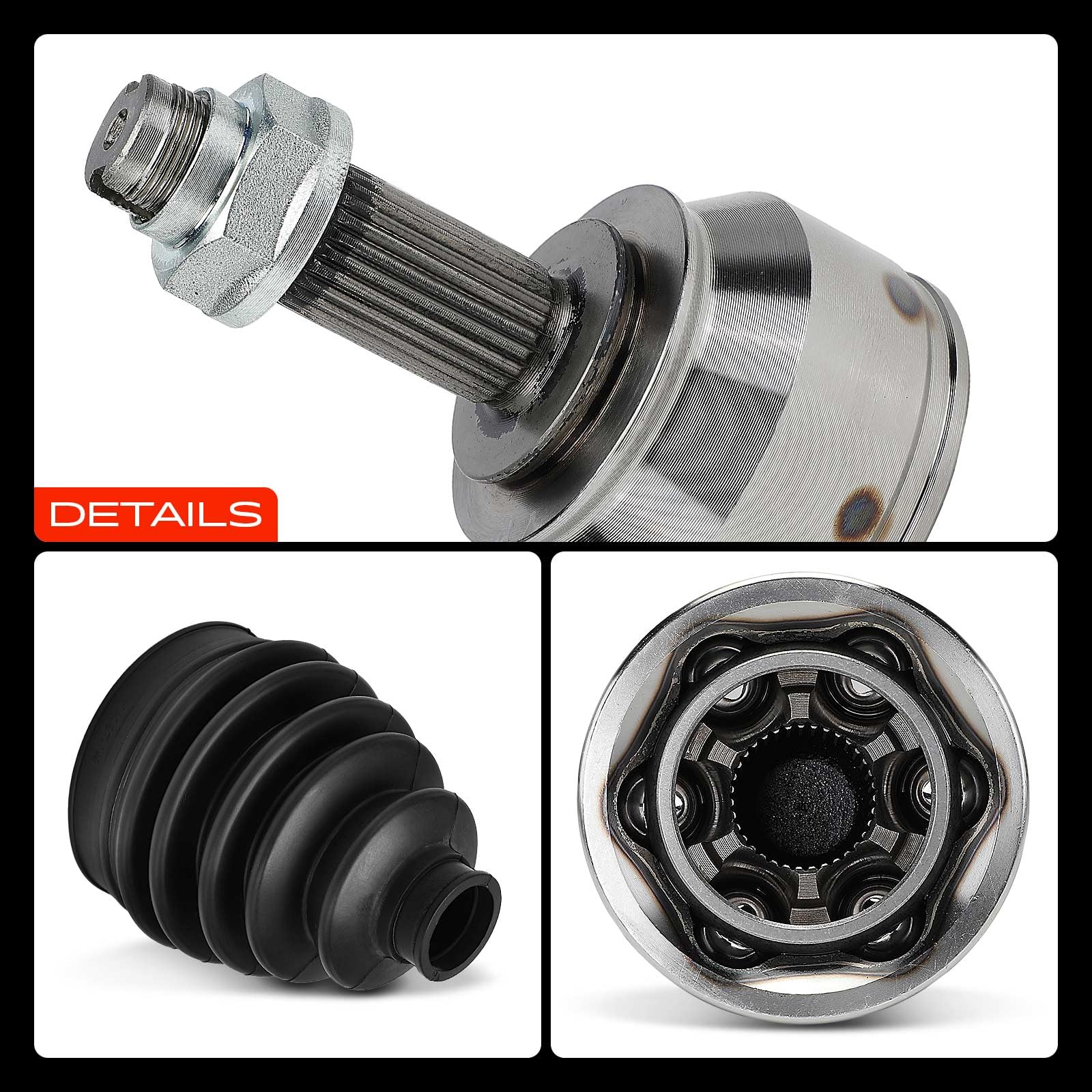 Frankberg Juego de juntas homocinéticas lado de la rueda delantera | Compatible con: Corsa D S07, Corsa D Box/Hatchback S07, Corsa E X15