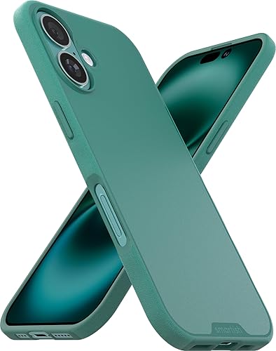 Miniatura 24 de Smartish® - Funda MagSafe para iPhone 16e, Gripmunk, funda delgada magnética [ligera + protectora], funda de agarre fina con forro de microfibra