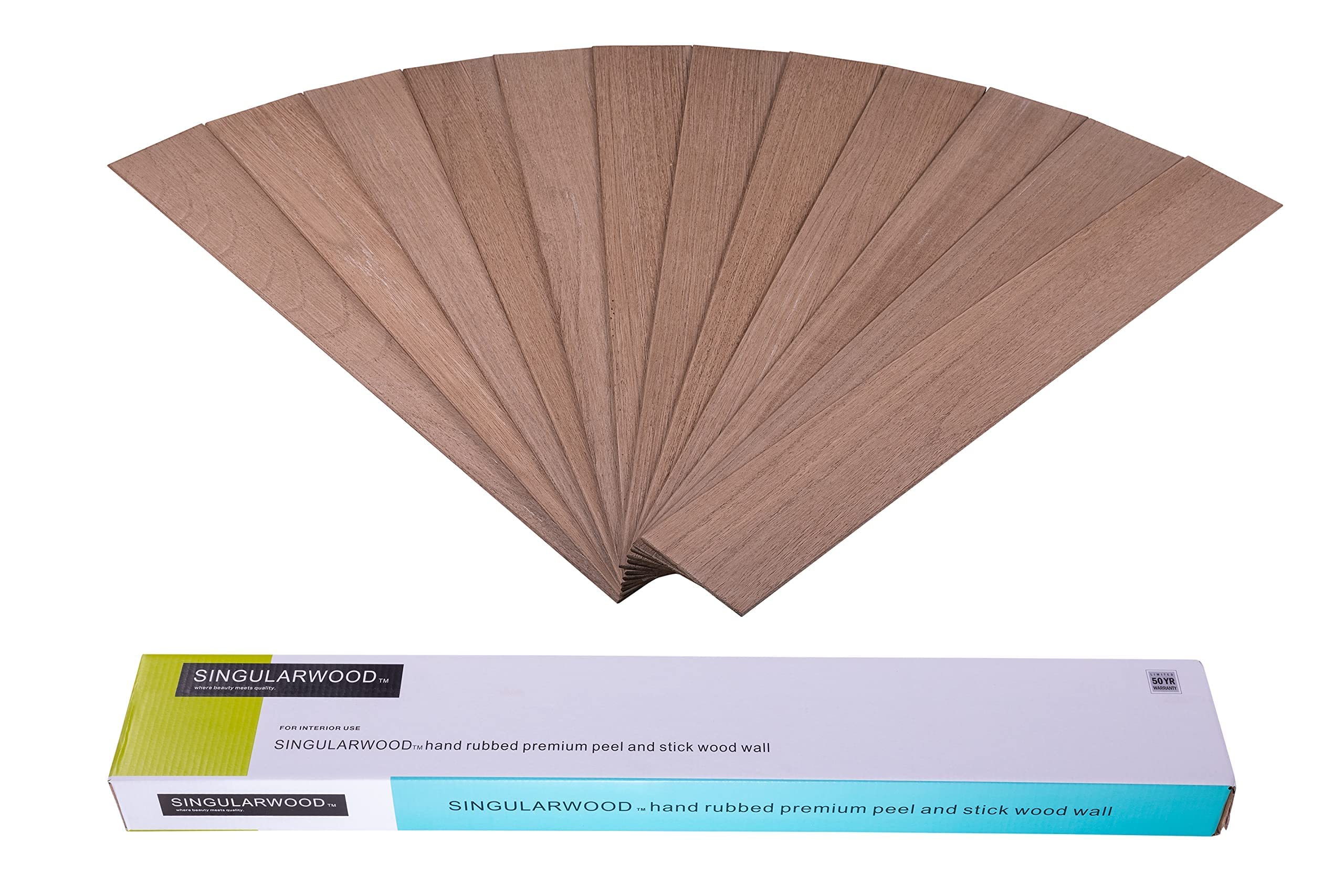 Buy SINGULARWOOD Wall Planks,Real Wood Wall Panels,DIY Peel and Stick