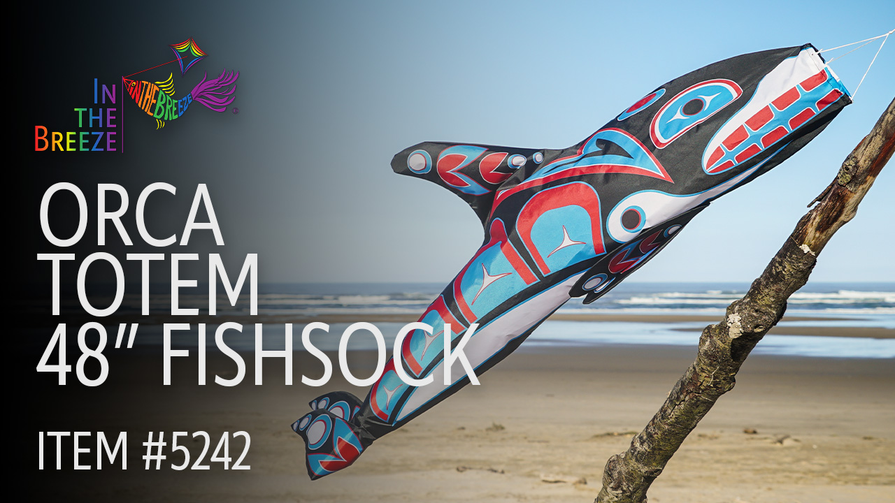 Amazon.com : In the Breeze 5242 — Orca Totem 48-inch Fish Windsock