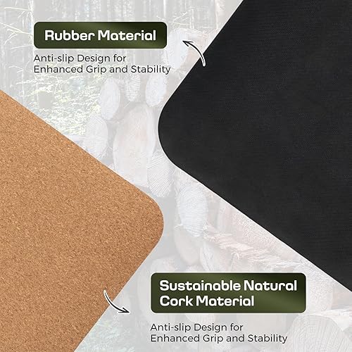 Miniatura 7 de Esterilla de yoga de 12 pulgada de grosor con correa de nailon para hombres y mujeres, tapete de ejercicio antideslizante para yoga