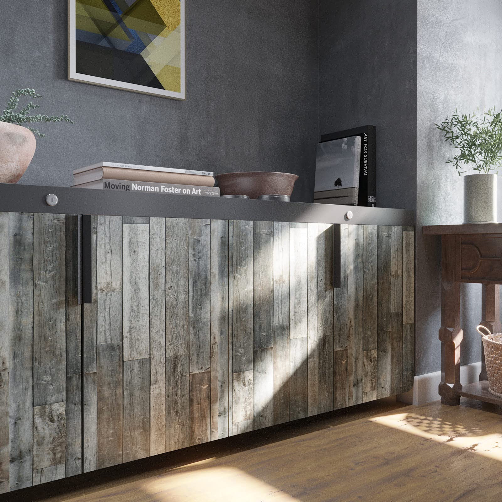 Carta Da Parati Adesiva Verde VaryPaper - Vinile Lavabile, 40cmx2m, Per Mobili E Pareti