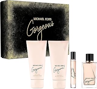 Michael Kors Gorgeous for Women - 4 Pc Gift Set 3.4oz EDP Spray