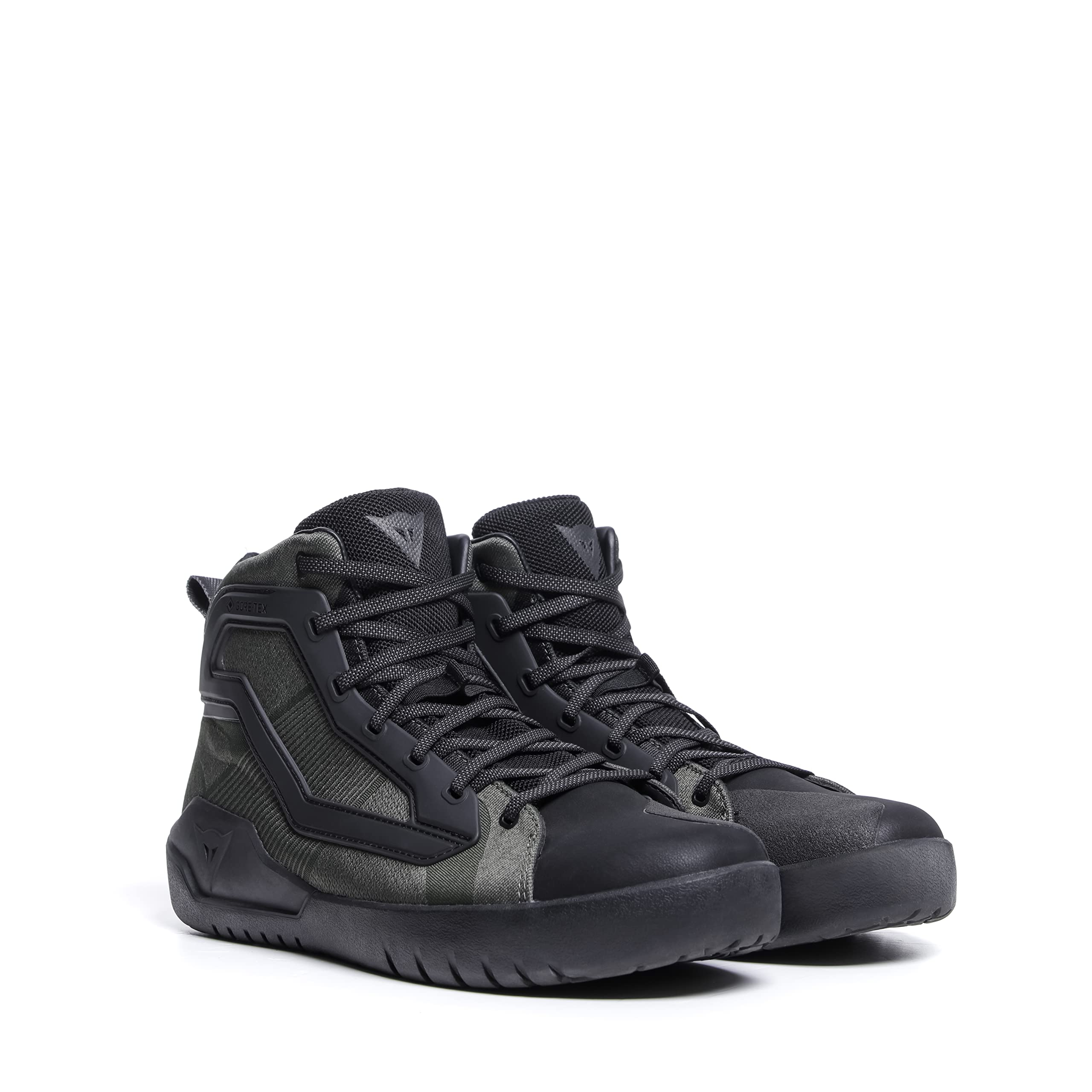 Dainese Men's Urbactive Gore-Tex Shoes Motorcycle Boot, Black/Army-Green, 9 UK