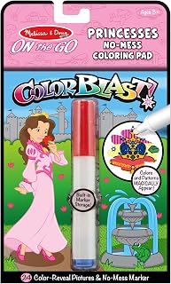 Melissa & Doug On the Go ColorBlast! Activity Book - Princess (24 Pages)