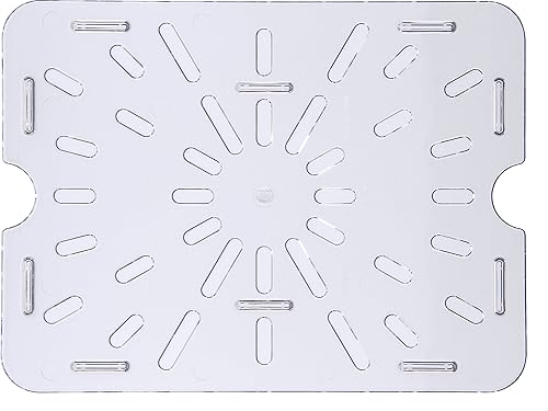 Miniatura 2 de Carlisle FoodService Products 1023507 StorPlus Estante de drenaje de policarbonato de tamaño medio, transparente (paquete de 2)
