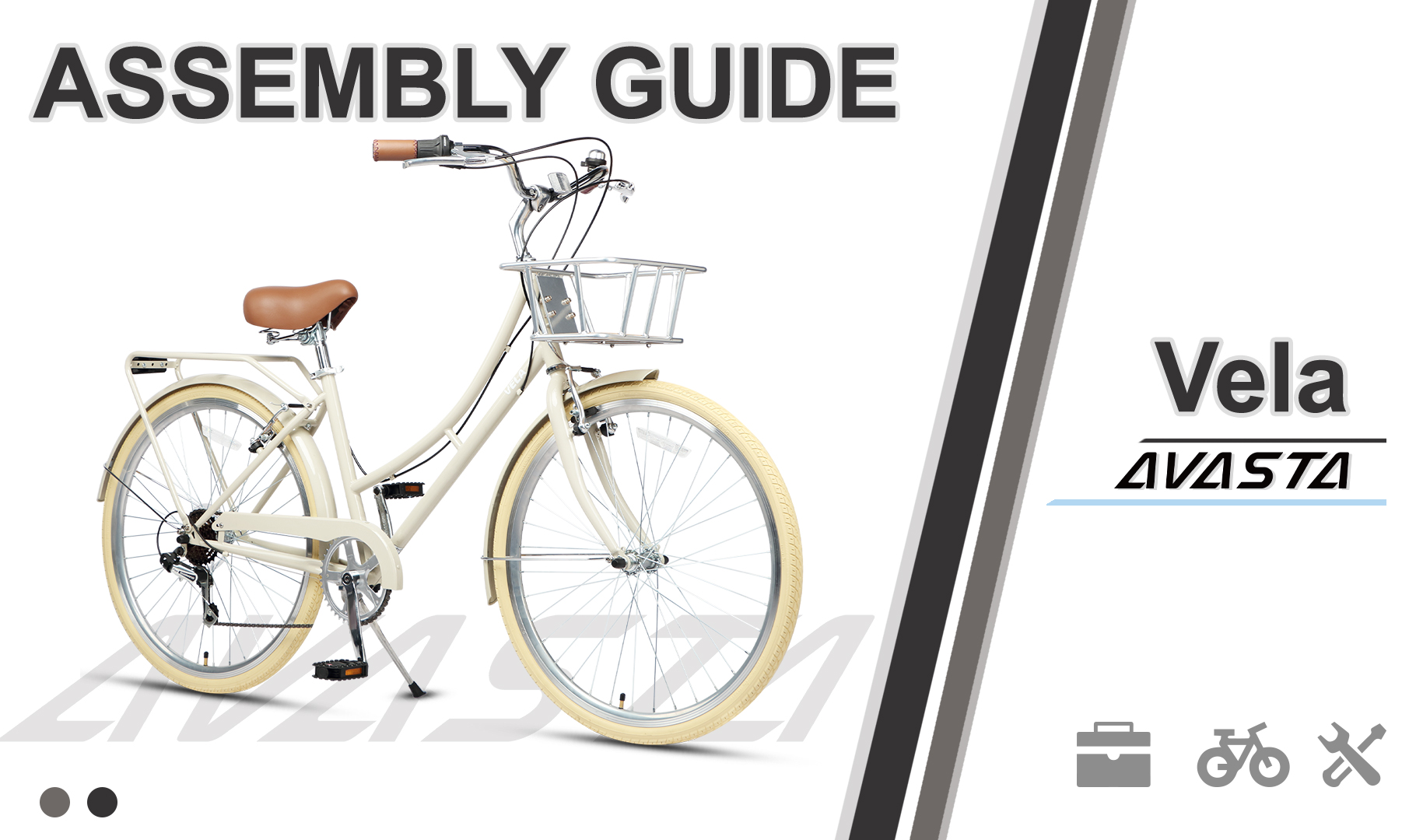 Amazon.com : AVASTA 26 Inch Hybrid Bike, Lightweight Step-Through