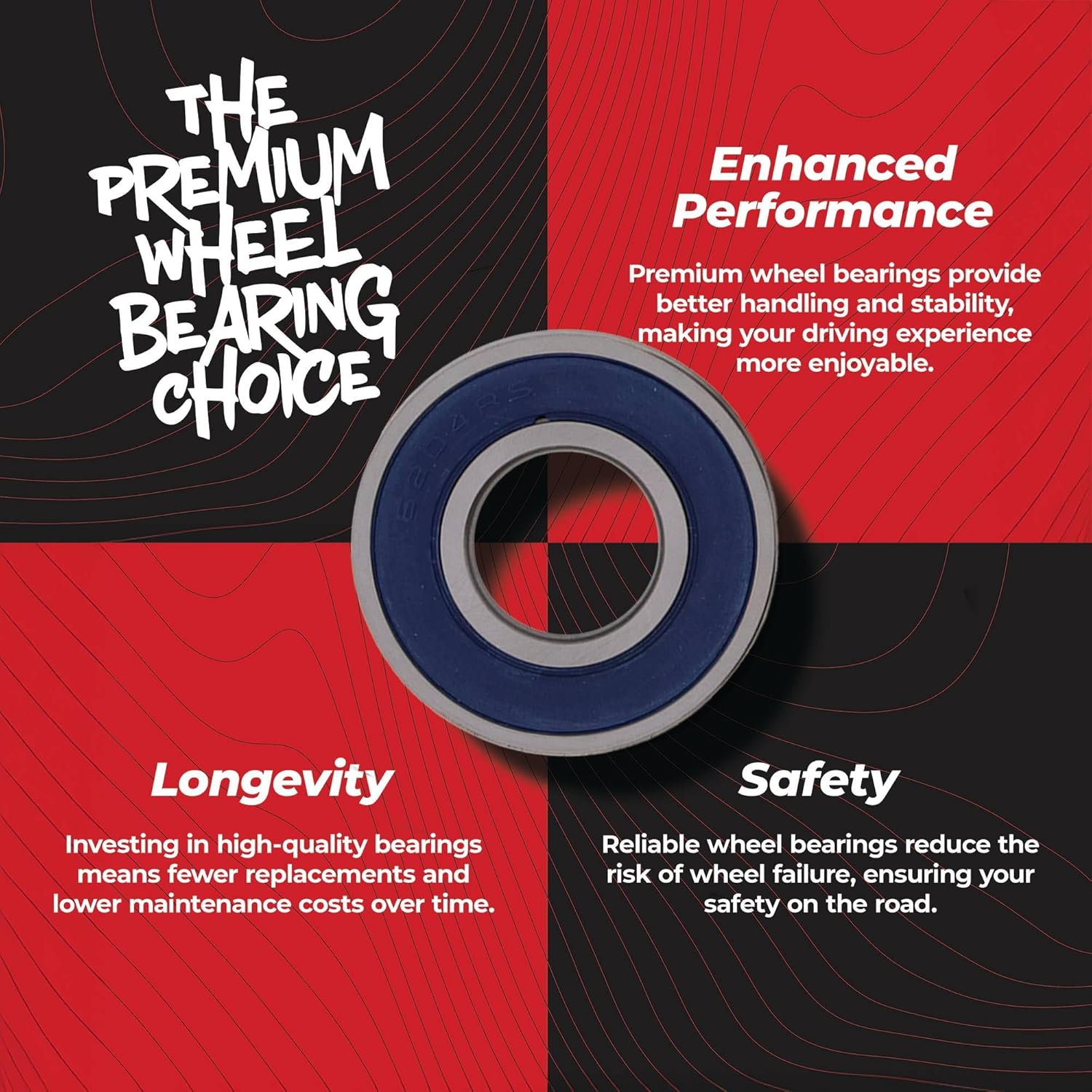 All Balls Racing 25-1257 Wheel Bearing Seal Kit Compatible with/Replacement for Honda