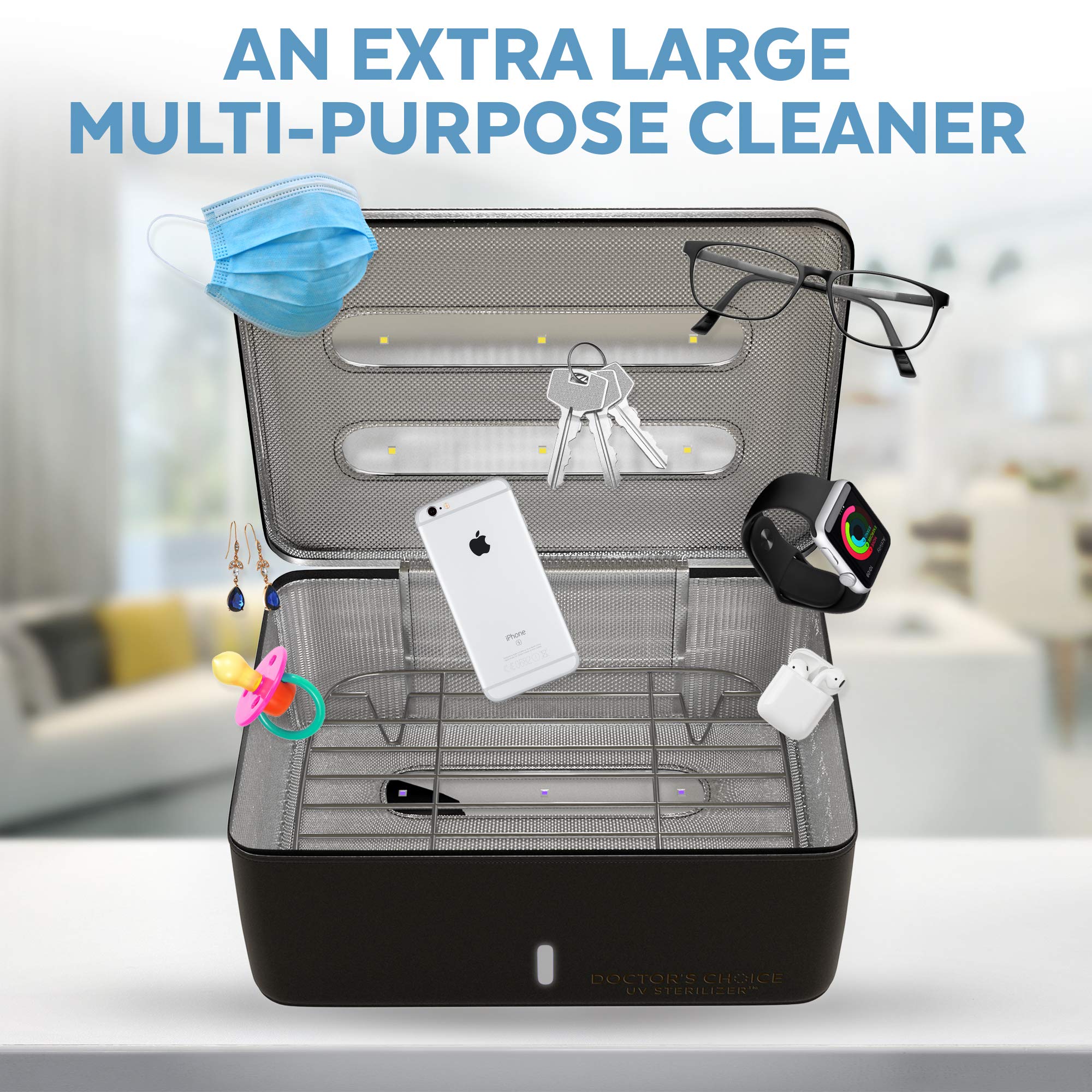 Doctor’s Choice UV Sanitizer Box. Personal UV Sterilizer Box. Extra