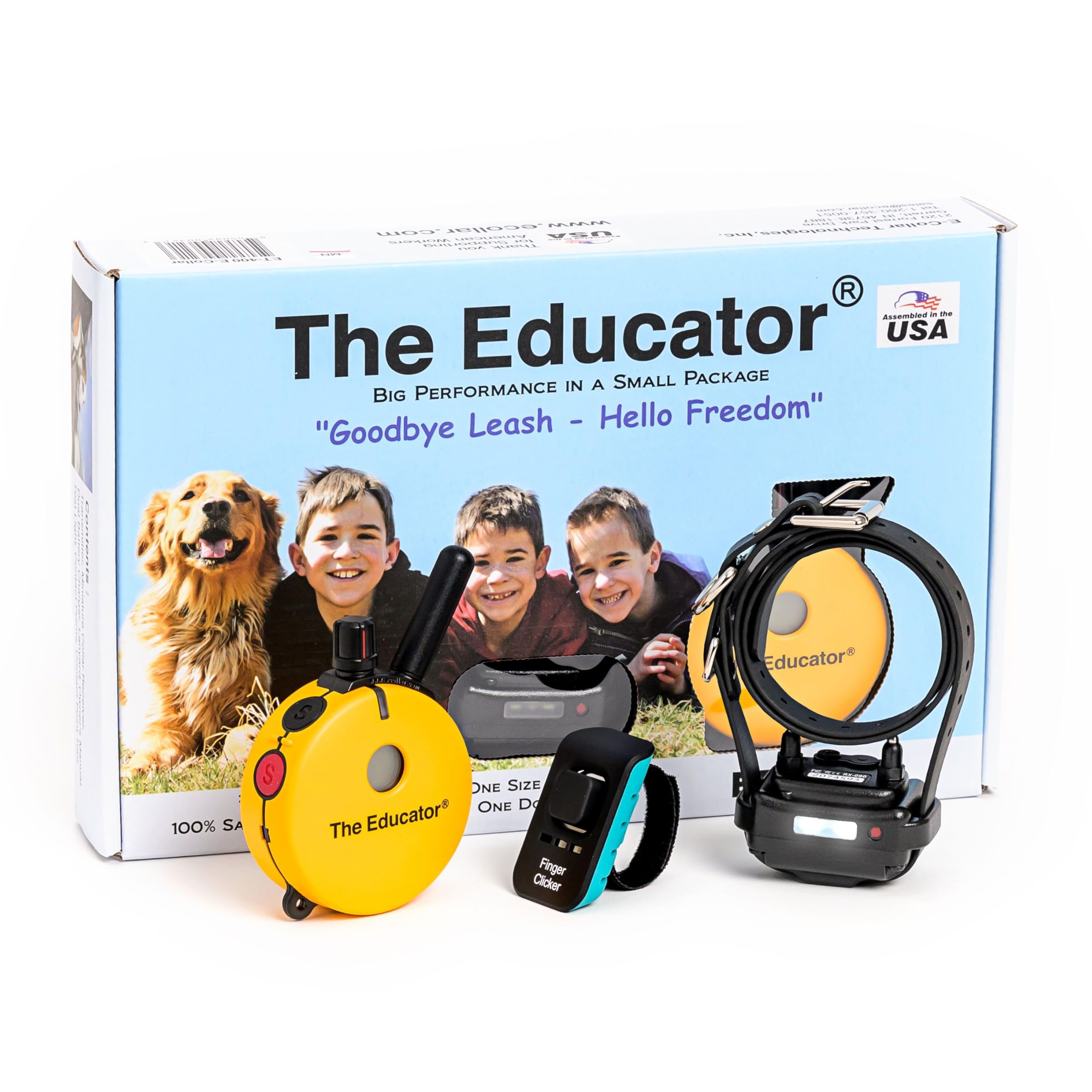 ET-400 3/4 Mile E-Collar Remote Dog Training Collar with Vibration, Tapping Sensation and Pavlovian Stimulation