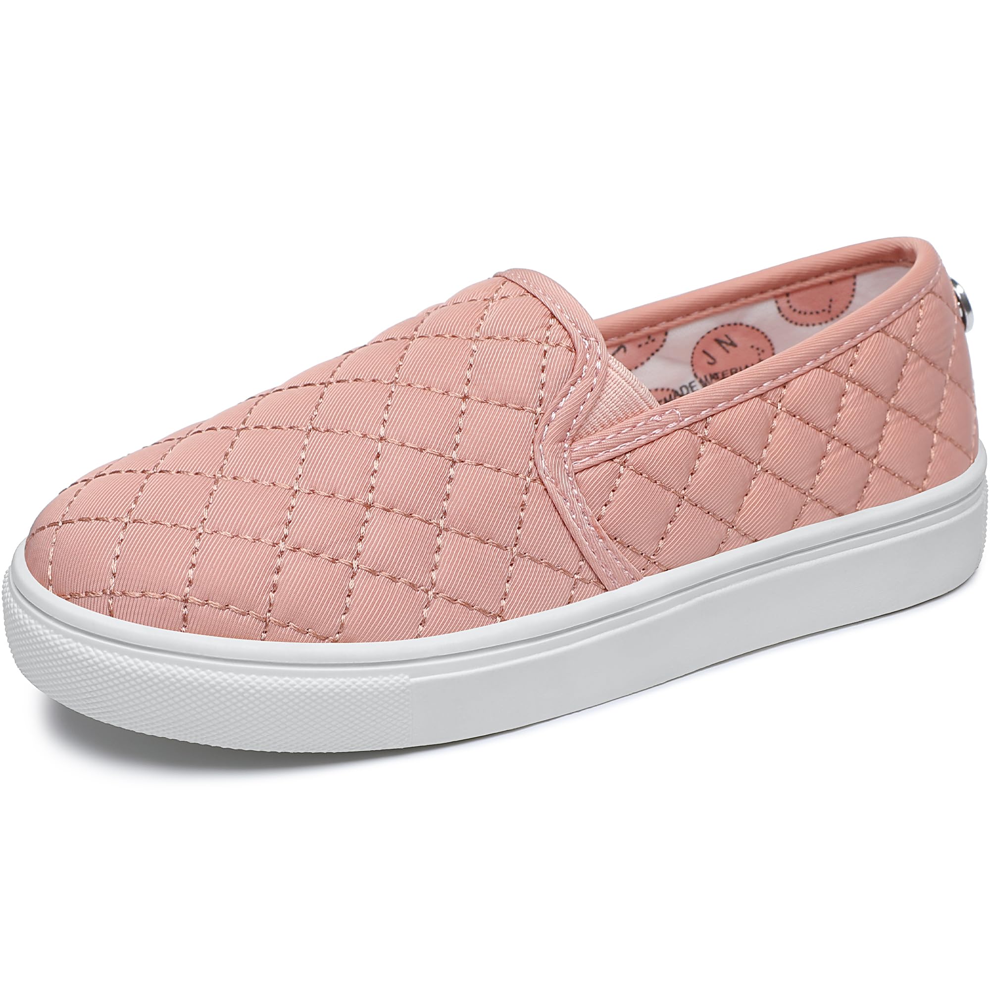 Tuboom Sneakers for Girls Slip On Shoes Little/Big Kid Comfort Low Top Fashion Tennis/Walking Casual Sneakers for Kids