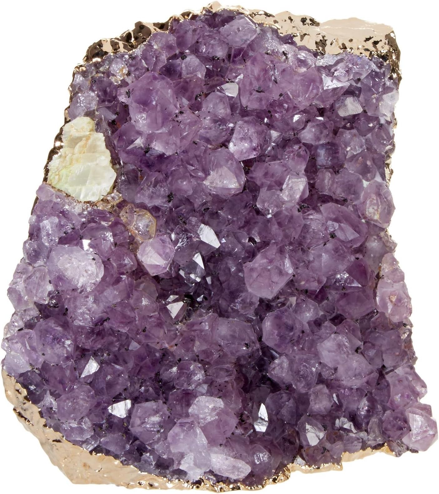 Interno Decorative Object, Amethyst/Gold