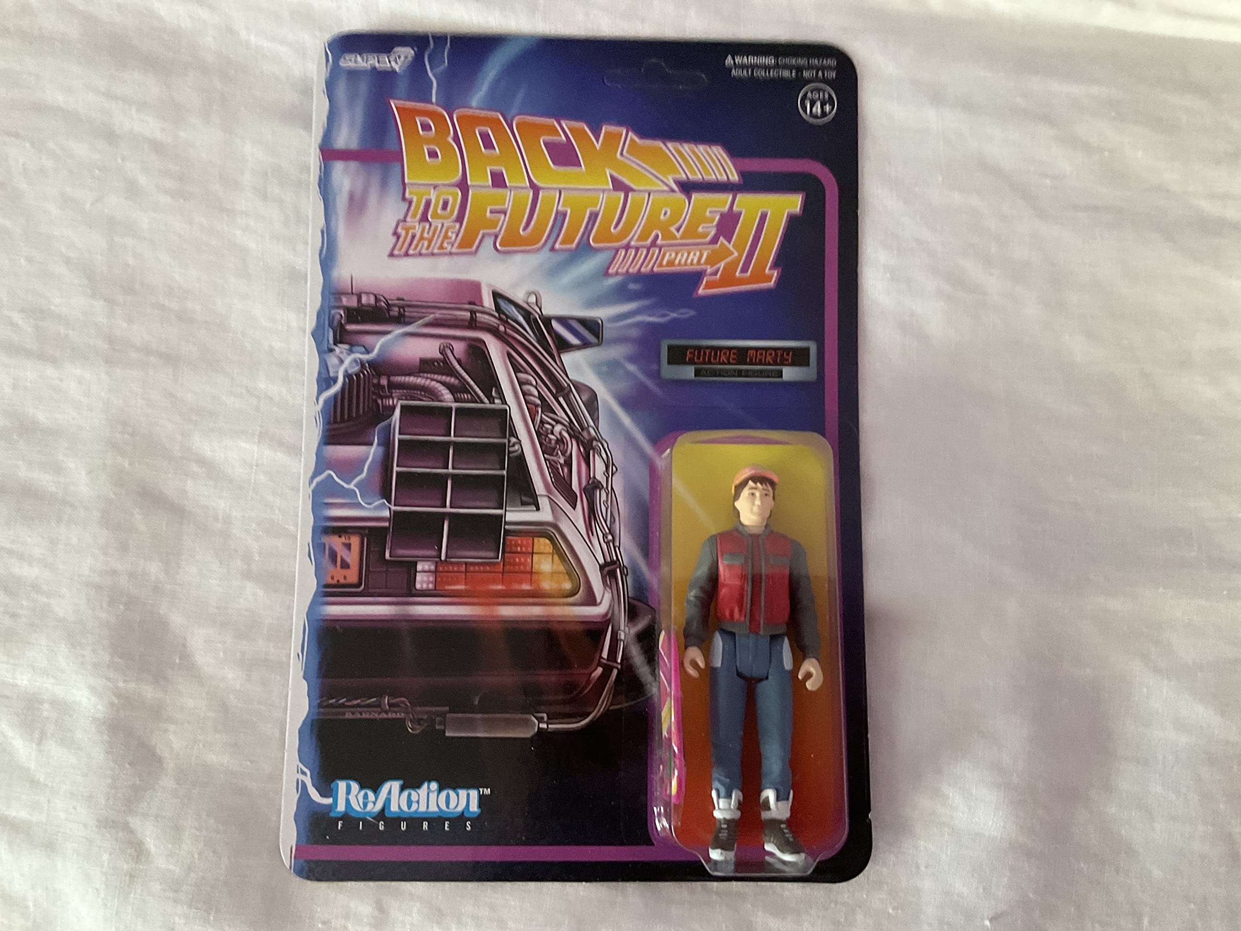 Super7 Back to The Future 2 Future Marty Reaction Figure 3.75"