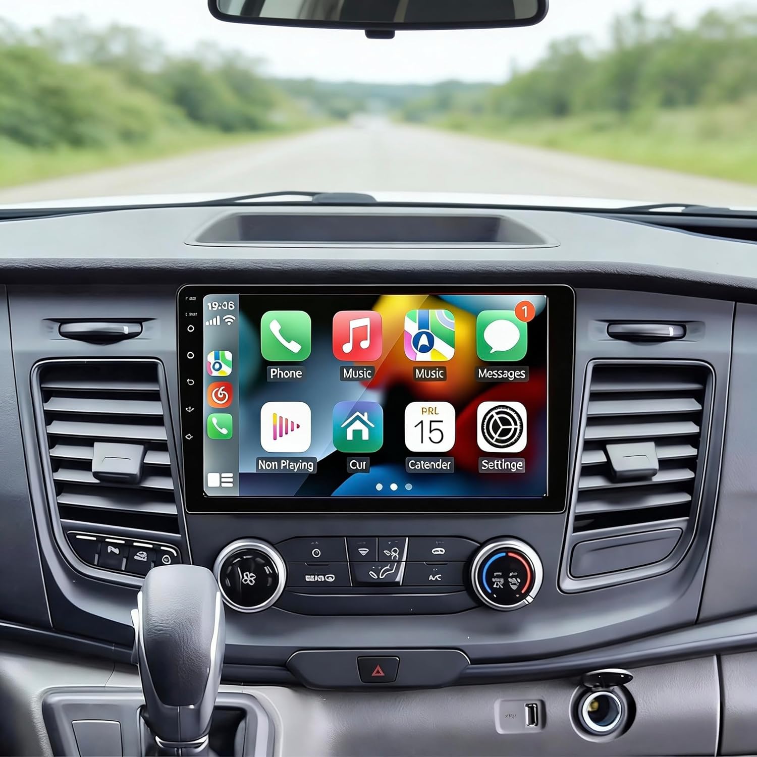 Android Radio Stereo for Ford Transit 250 350 2018-2025 Head Unit Replacement UMuti Media pgrade,Wireless carplay Android auto WiFi GPS,10" (8 core 6+256G 2K)