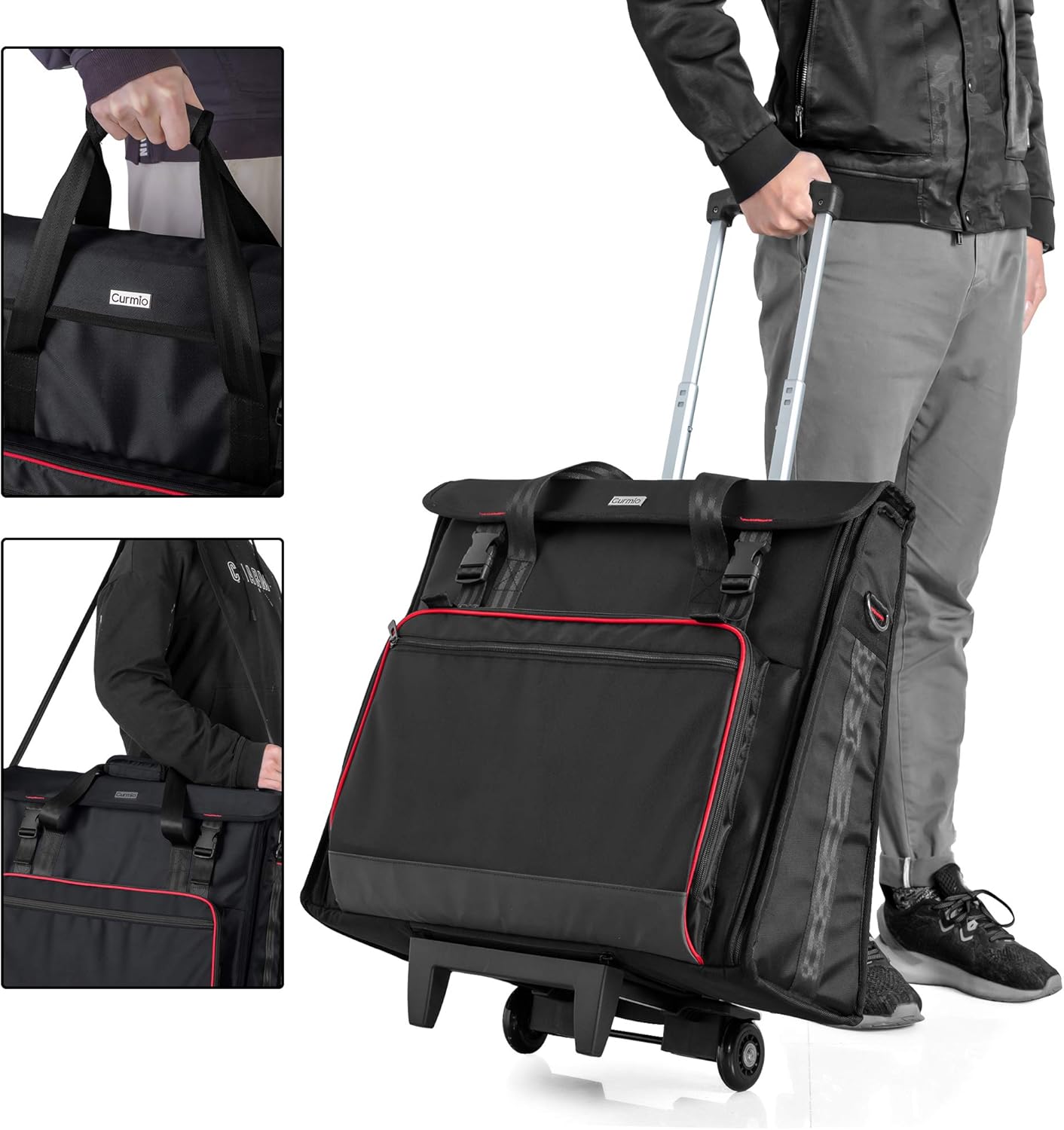 Flаѕh Dеаlѕ - 80% оƒƒ CURMIO Rolling Carrying Bag Compatible with Apple iMac 21.5 inch Desktop Computer, Detachable Trolley Storage Case Compatible with iMac 21.5-inch Monitors and Accessories, Black (Patented Design) Blасk Frіdау Sаlе 2022 CURMIO Rolling Carrying Bag Compatible with Apple iMac 21.5 inch Desktop Computer, Detachable Trolley Storage Case Compatible with iMac 21.5-inch Monitors and Accessories, Black (Patented Design)