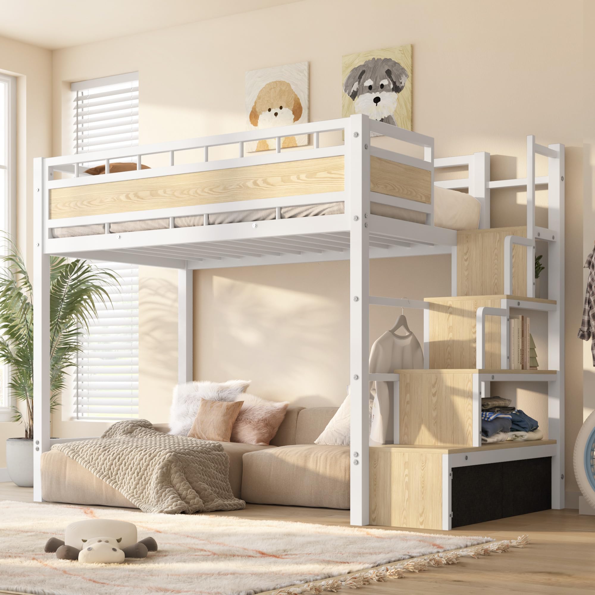 SogesSleep Loft Bed Twin
