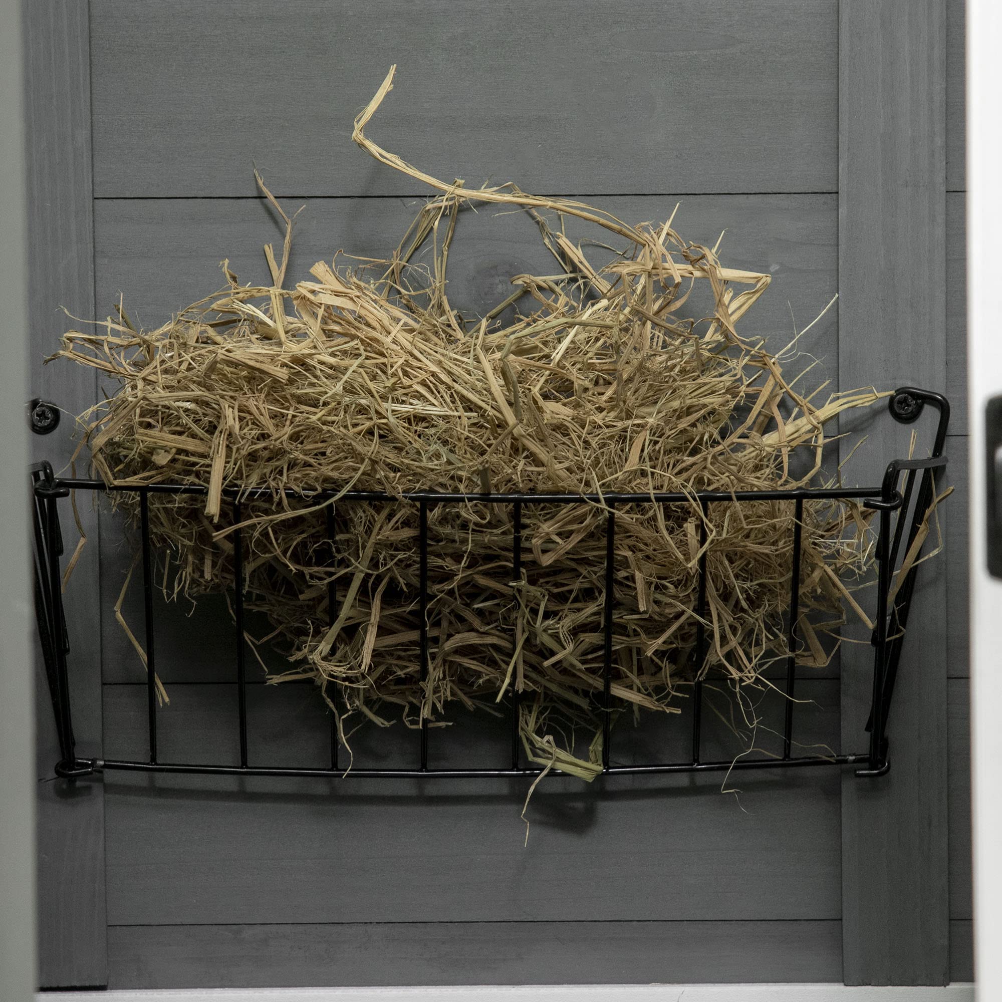 PawHut Conigliera in legno per interni con rotelle 3 livelli rampe 2 porte chiuse a chiave - dim. 110L x 50W x 86H cm - grigio e bianco