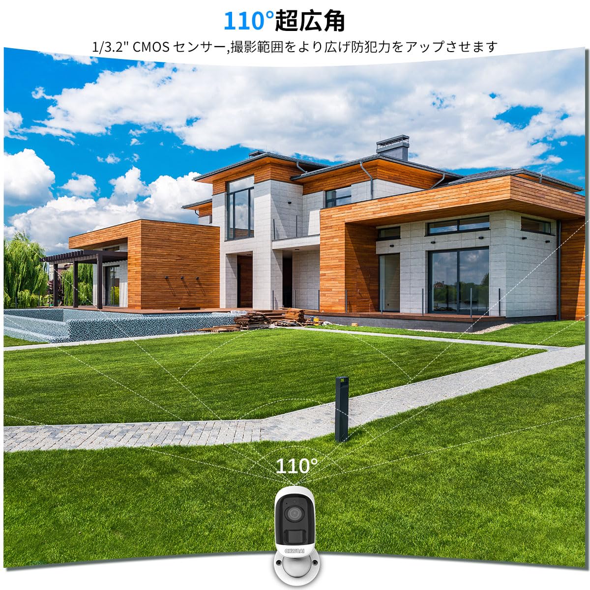 Amazon.co.jp: 【ソーラーパネル充電＆完全無線】ワイヤレス 防犯