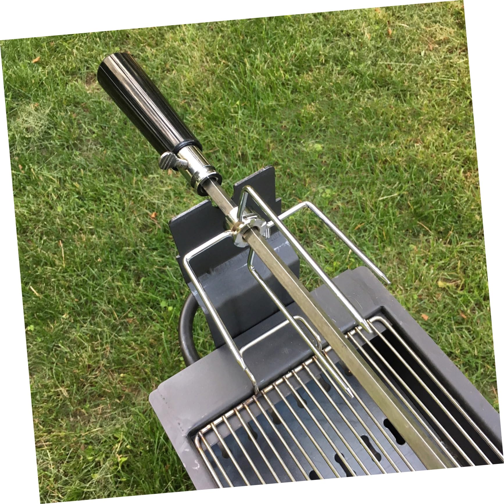 Didiseaon 2 piezas Tenedores para Barbacoa de Acero Inoxidable Tenedores para Asar Carne Resistentes y Duraderos Accesorios para Parrilla Rotativa Aptos para Plancha y Parrilla de Pescado
